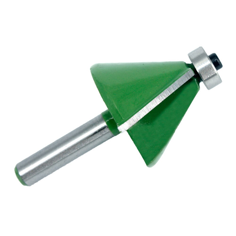 1Pc 8Mm Shank Afschuining Router Bit 11.25 15 22.5 30 45 Graden Schuine Rand Frees Voor Hout woodorking Tool