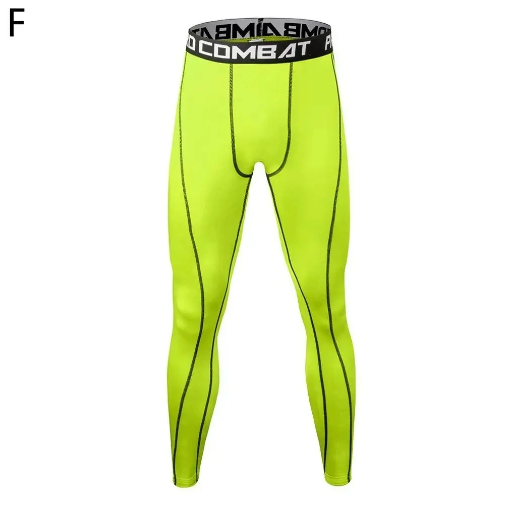 Leggings herre fitness løbetights herre kompressionsbukser fitness jogging lange bukser yoga træningsbukser: S / Champagne