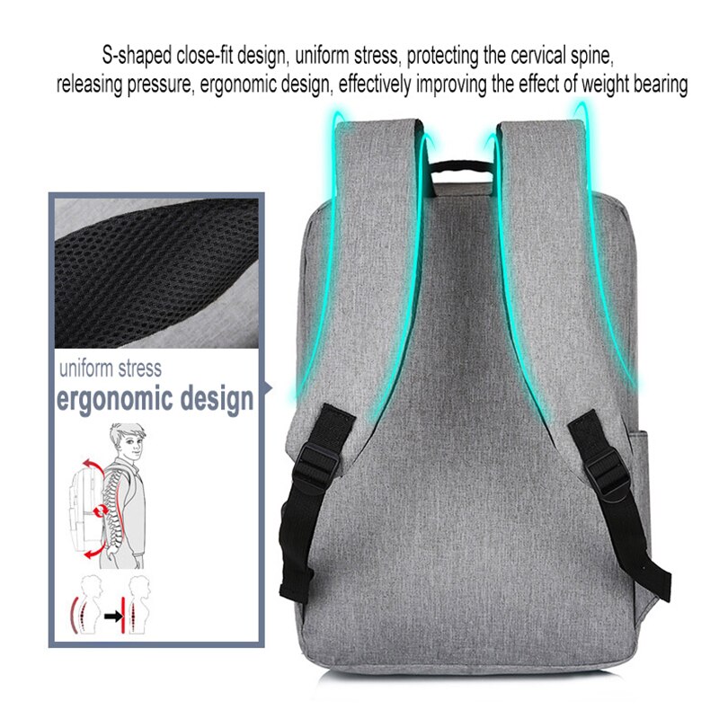 ¡Novedad de ! Mochila Usb para ordenador portátil, Mochila escolar, Mochila antirrobo para hombre, Mochila de viaje, Mochila de ocio para hombre, Mochila para mujer