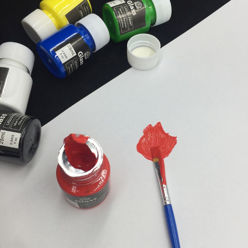 6x25ml Schweren Körper Farben Reiche Pigmente Acryl Farbe einstellen für Malerei Handwerk
