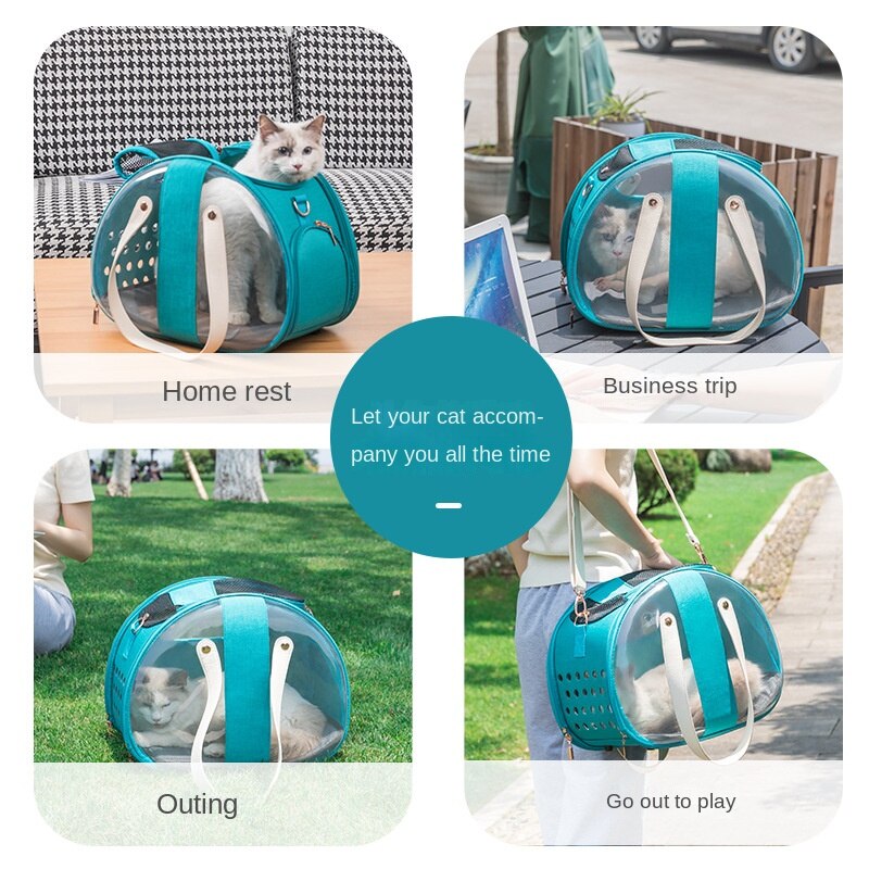 Mochila con cápsula espacial para gato, bolso de viaje, para perros pequeños, suministros para gatos