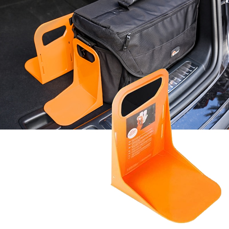 Pp bil bagagerum fast rackholder auto ting opbevaring beskyttelse bagage stativ multifunktionel rystesikker til drikke mad frugt