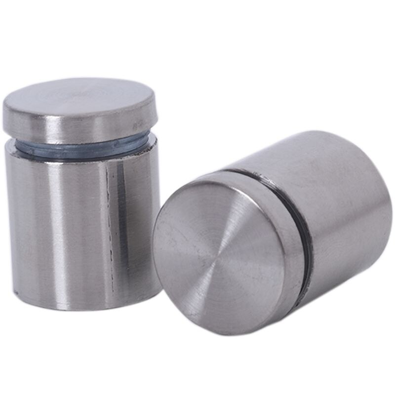 10 PCS 25mm x 30mm Stainless Steel Frameless Standoff Clamp for Glass