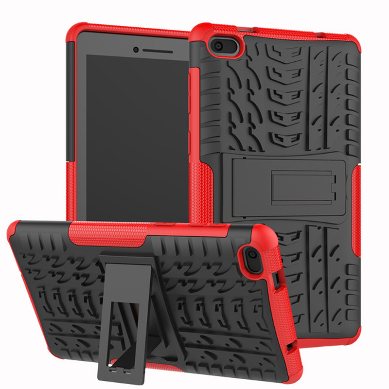 Per Il caso di Lenovo Tab E7 E 7 TB-7104F TB-7104 da 7.0 pollici Della Copertura Heavy Duty 2 in 1 Hybrid Rugged Durevole Fonda Tablet caso + Film + Penna