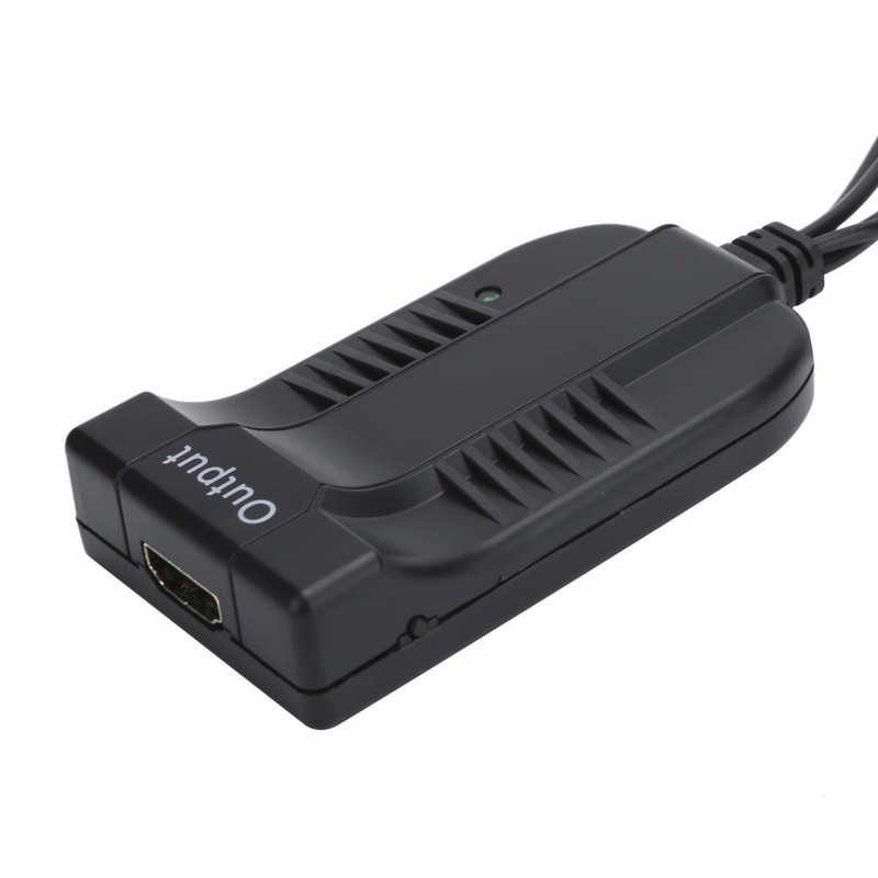 Component Audio Adapter to YPBPR Cable Adapter to Video+R/L 1080P Component Audio Video Converter Video R/L Converter