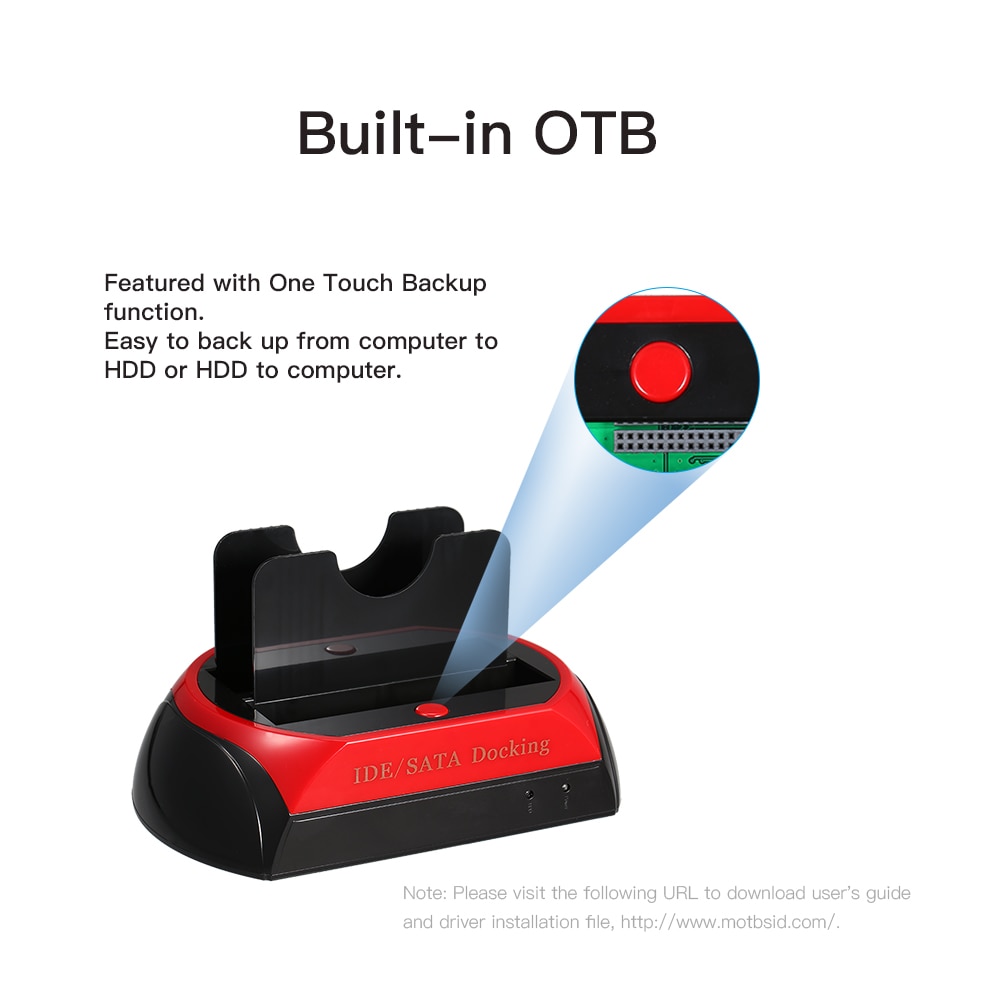Hdd Docking Station Dual Harde Schijf Docking Station Base Voor 2.5 Inch 3.5 Inch Ide/Sata Usb 2.0 hdd Docking Station
