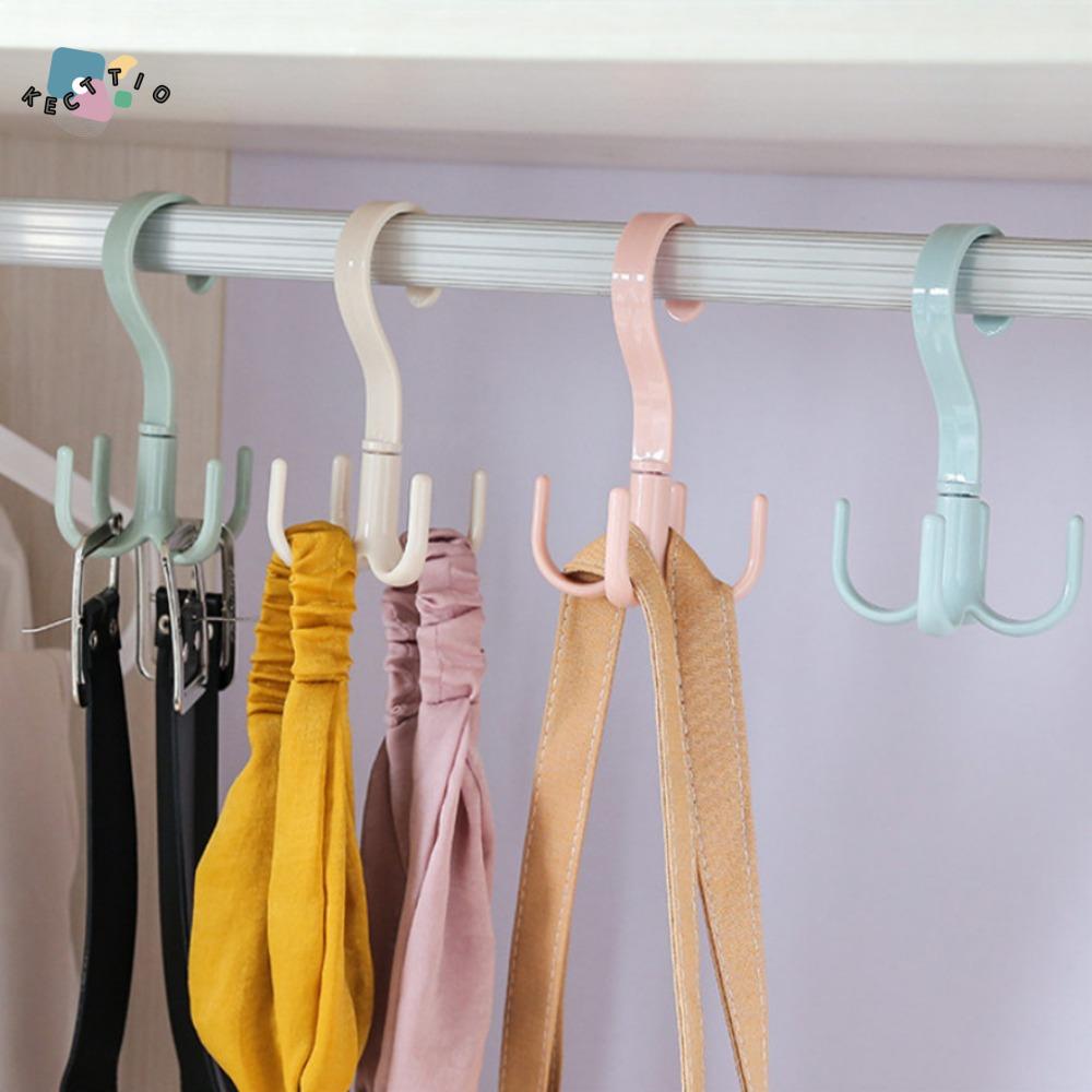 Multifunktionaler drehbarer Kleiderschrank-Organizer, platzsparend, für Kleidung, Aufbewahrungstasche, Hängeregal, KleiderbüGel, Haken, KleiderbüGel