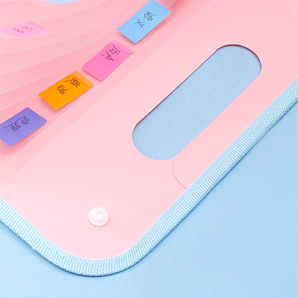 A4 File Folders 13 Layer Document Storage File Organizer Large Briefcase Pouch Carpetas Filing Clip Bill Folder Office Supplies