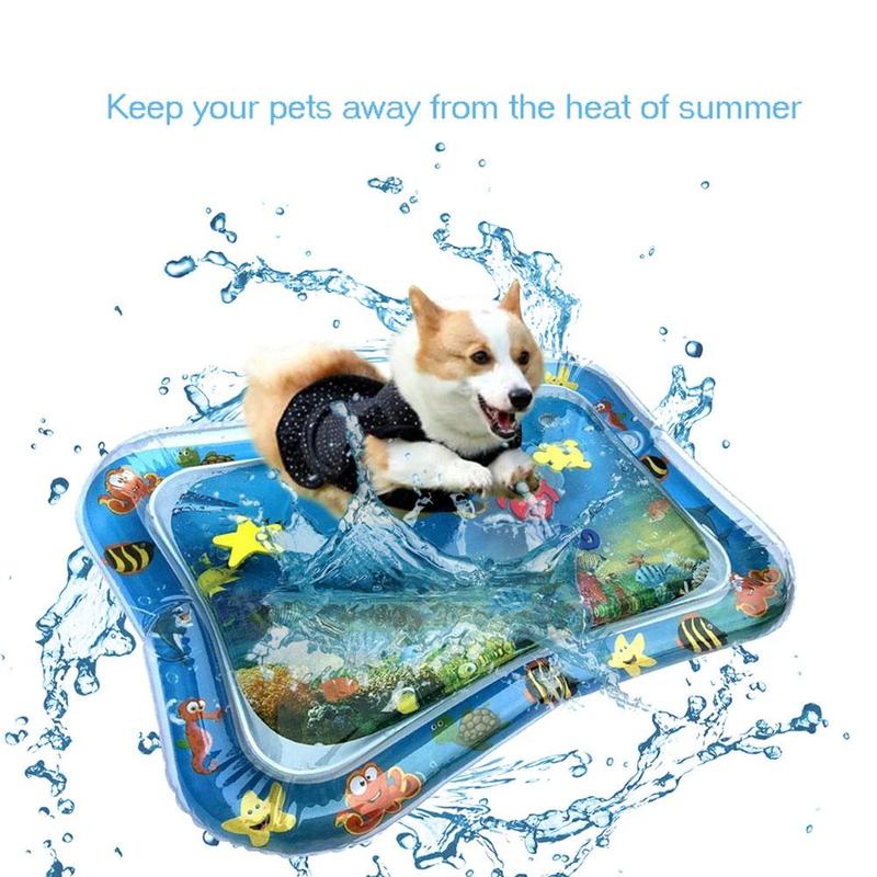 Watermat baby opblaasbaar klopkussen baby opblaasbaar kussen grappig kussen waterspeelgoed peuter spel baby pat  e9 g 0