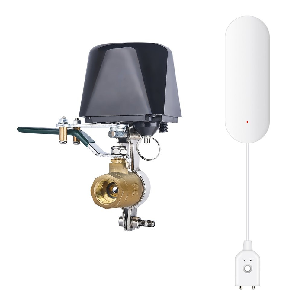 Tuya Smart Wifi Valve Stick And Use Ip67 Waterproof App Pushes The Alarm Water Leakage Prevention Security Guard 1 Set