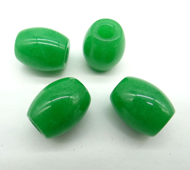 16*18mm Natürliche Stein Quarz kristall Opal Unakite große loch perle anhänger Für diy Schmuck machen halskette Armband zubehör 1PC