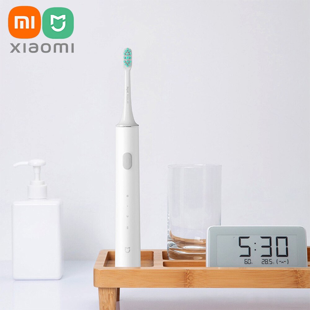 Xiaomi Toothbrush T300 MIJIA Electric Toothbrush Sonic Tooth Brush Heads Mi Smart USB Rechargeable Waterproof Ultrasonic