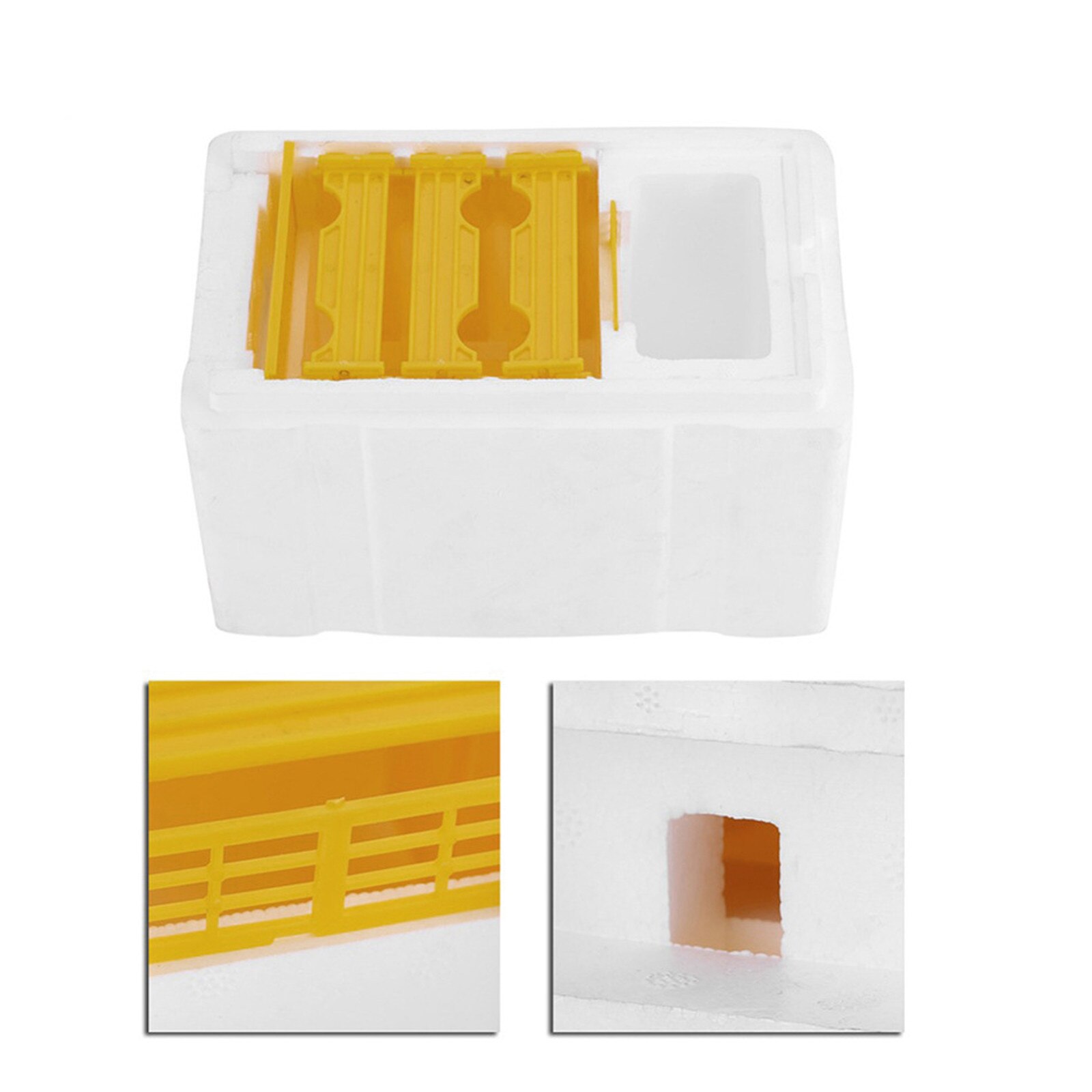 1/2 stücke Biene Bienenstock Bienenzucht König Kasten Bestäubung Kasten Rahmen Bienenzucht Bausatz Ernte Biene Bienenstock Hause Bienenstock fallen imker Werkzeug G3