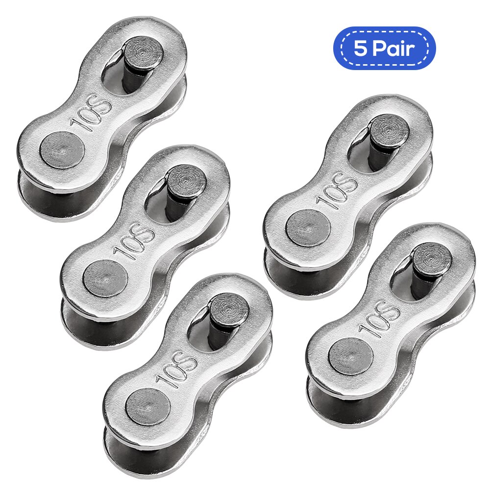 1 Paar/5 Paar Bike Chain Link Fietsketting Reparatie Tool Fiets Missing Link Bike Chain Connector 6- 8 S/9 S/10 S/11 S: 5 pair 10S