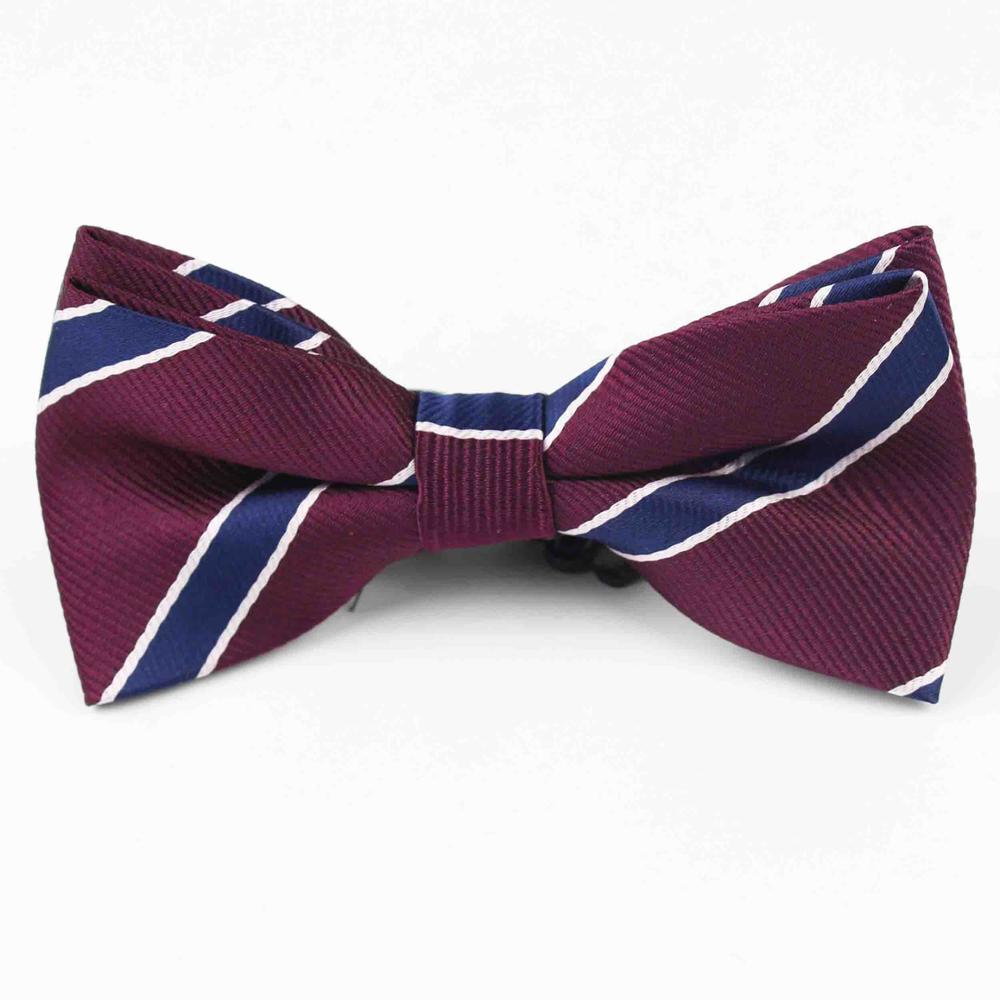 Klassieke Plaid Kinderen Bowtie Polyester Strikjes Baby Kid Kinderen Klassieke Pet Gestreepte Vlinder strikje: 8