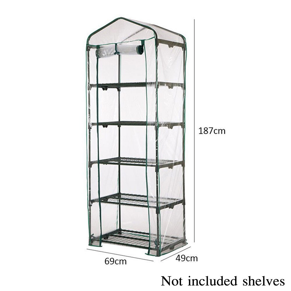 Greenhouse Garden Mini Frame PVC Cover Shade Front Grow Plants Outdoor Durable: C