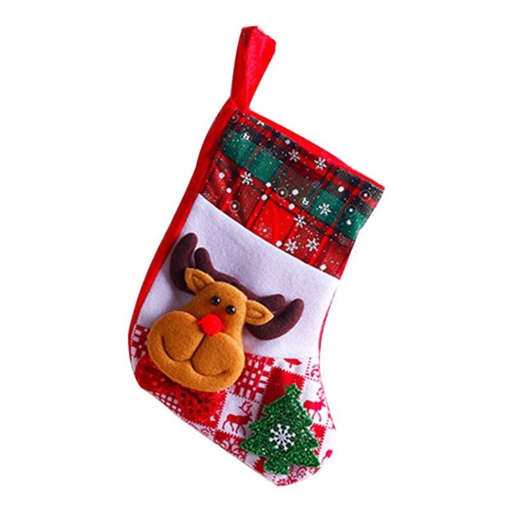 Kerst Santa Sokken Leuke Ornamenten Festival Party Xmas Decor Deur Muur Haard Boom Opknoping Decor Bag gratis leveren: 3