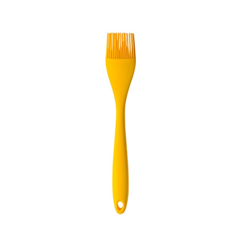 Herramientas de cocina de silicona resistentes al calor, espátula antiadherente, tenacillas giratorias, cuchara para sopa, pala, cepillo de aceite, caja de almacenamiento de utensilios de cocina: Big brush