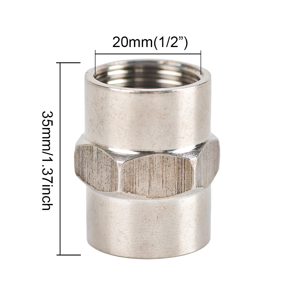 3-Way Electroplated Stainless Steel Shower Adapter 1/2inch Shower Diverter One-in-two-out Joint Water Pipe Fittings: Dark Grey