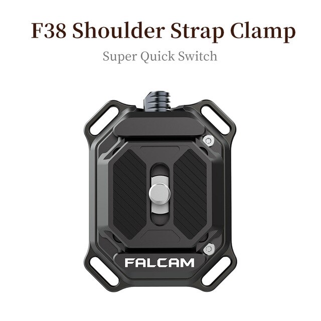 FALCAM-Arca Swiss de placa de liberación rápida F38 DSLR, Kit de interruptor rápido, adaptador de montaje deslizante de trípode, tornillo 1/4 3/8: Camera Strap Clip