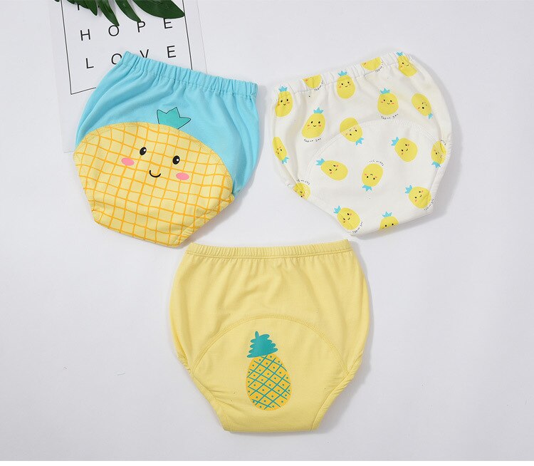 Mix-And-Match Super Thick Waterproof 6 Layers Baby Potty Training Pant Infant Underwear Panties Newbear Undeclothing 3Pcs/lot