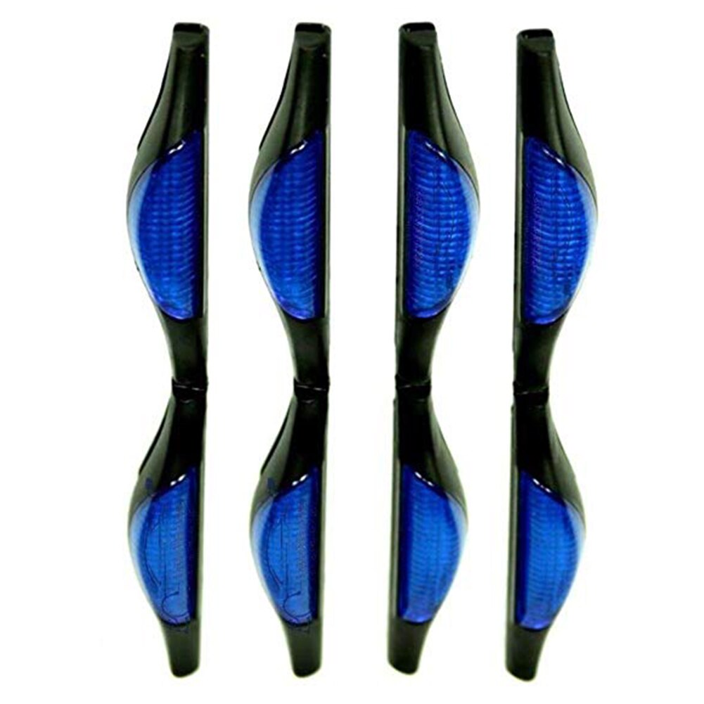 4 stk / pakke auto kofanger anti kollision ridser beskyttelse styling strip bildør beskytter lister reflektor kant beskyttelsesstyrt