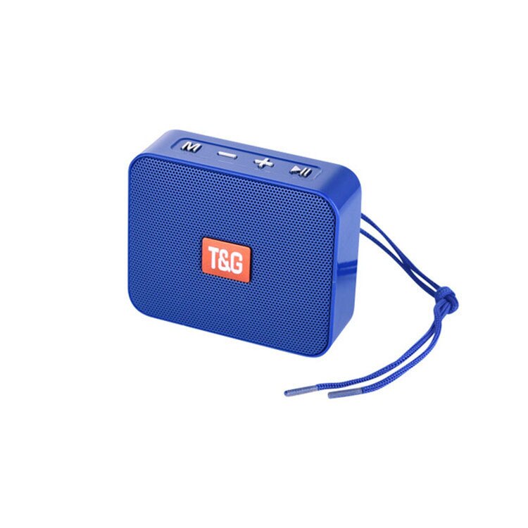 Mini Speaker TG166 Portable music Player With FM Radio Bluetooth Speakers Subwoofer Outdoor Hands-free Calling de som altavoces: TG166-Blue