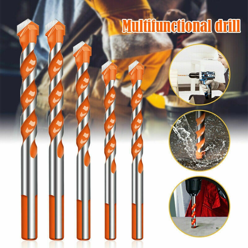 4*Ultimate Drill Bit Overlord Drill Bit Set For Glass Ceramic Tiles Electric Tool Multifunctional Ceramic Glass Hole Working Set