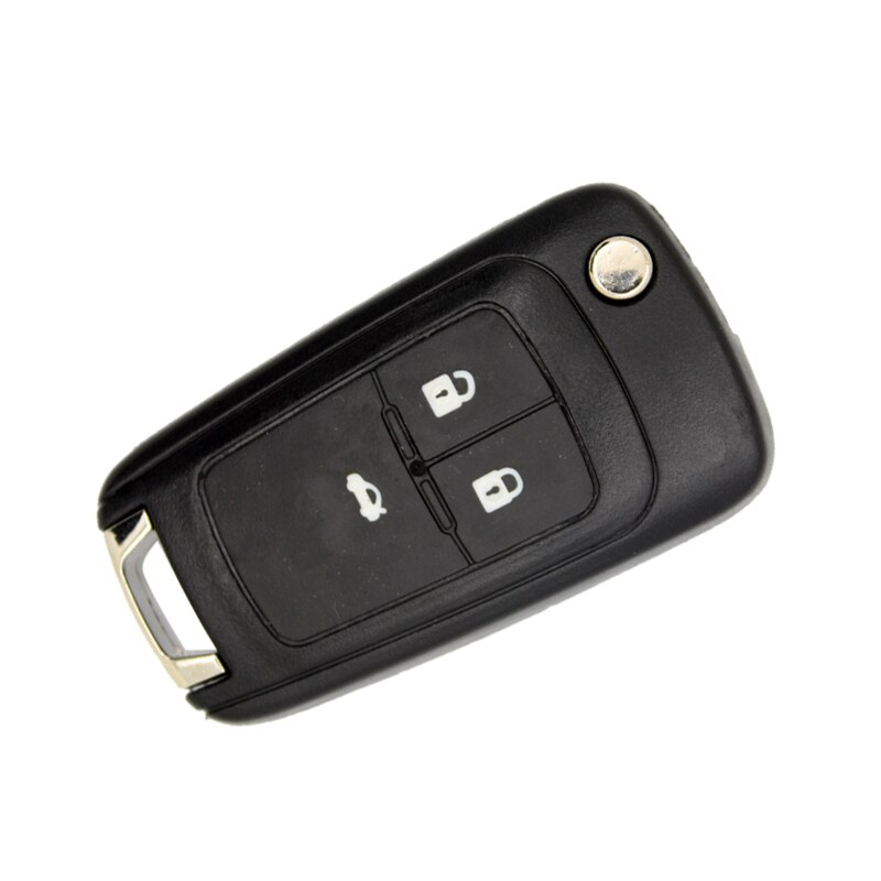 Folding Flip Key Shell Case Voor Chevrolet Cruze Spark Aveo Captiva Afstandsbediening Auto Switchblade Cover Fob 3 Knop HU100 Blade