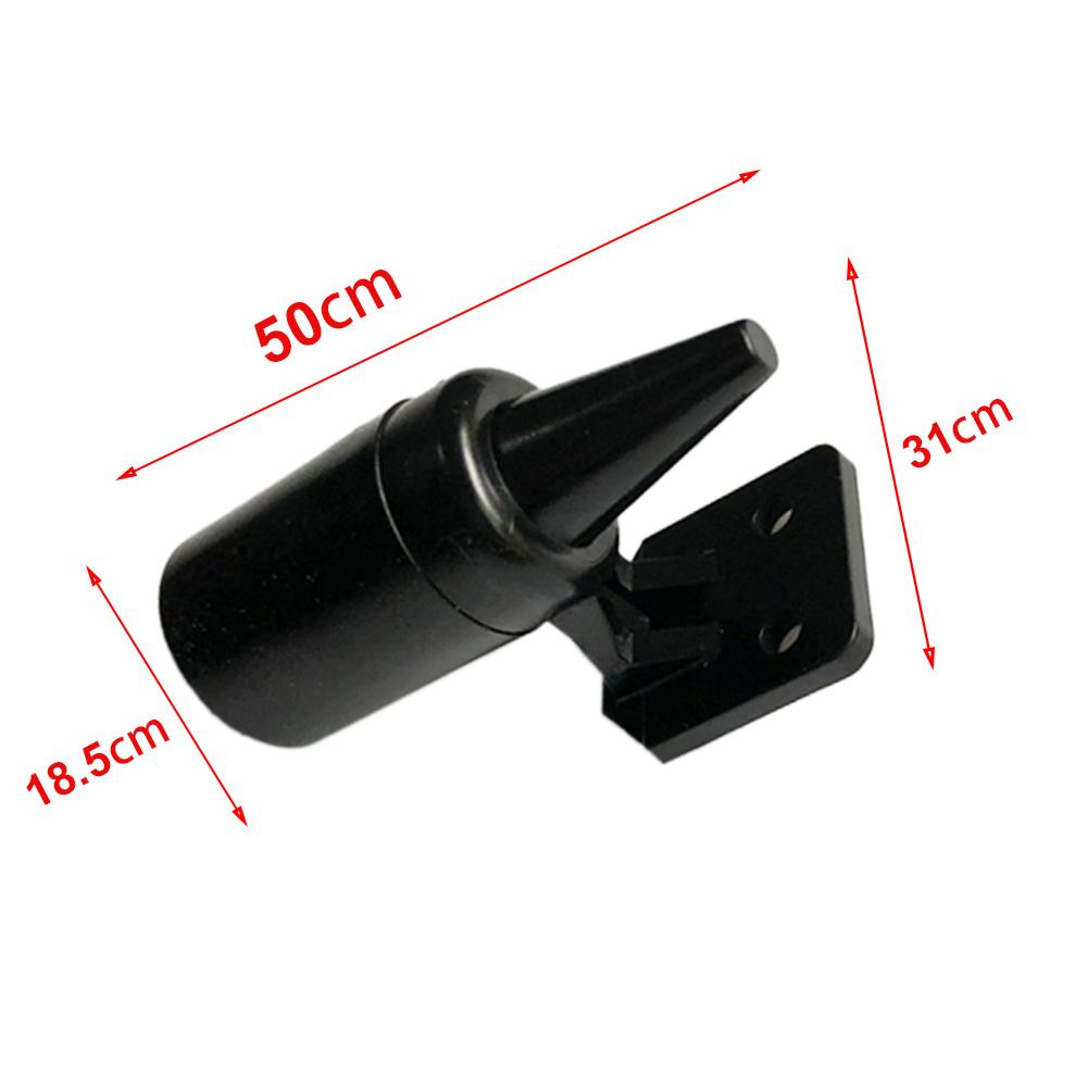 Sifflet d'alerte pour cerf de voiture | 4 pièces, évite les Collisions de cerf, dispositif d'avertissement pour moto camion SUV et vtt noir