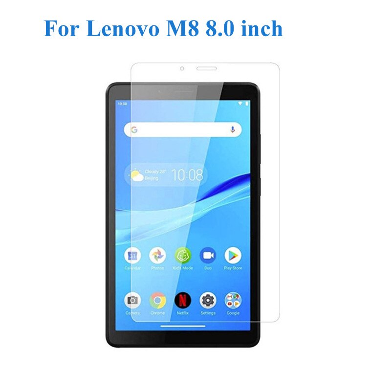 Hærdet glas til lenovo tab  m7 m8 m10 p10 skærmfilm til lenovo tab  e7 e8 e10 7.0 8.0 10.0 glasfilm: Lenovo  m8