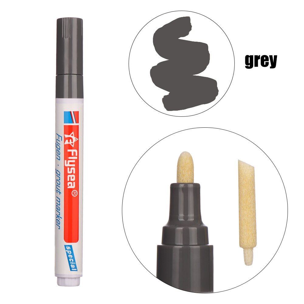 Neue Wasserdicht Fliesen Reparatur Küche Instant Mörtel Stift Anti Schimmel Professionelle Fliesen Lücke Reparatur Farbe Stift Fliesen Refill: grey