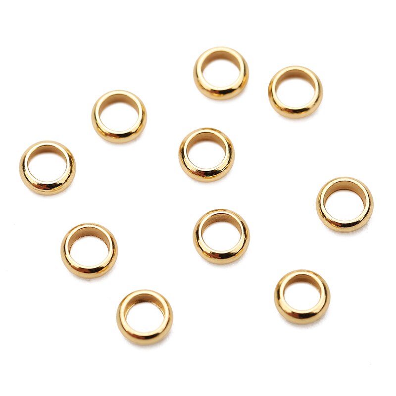 600 Pcs U-shaped Thread Protector Bead Accessories Crimp Tubes Necklaces An Anklet Beads for Jewelry Making