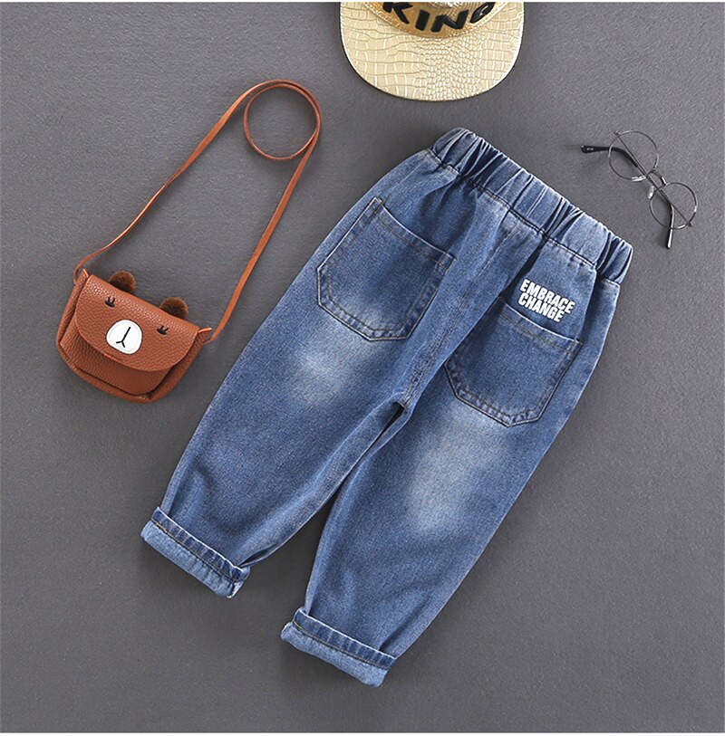 2-6Years Boy Pants Korean Style Spring Autumn Cotton Sport Pants Enfant Garcon Kids Children Leisure Trousers boys jeans