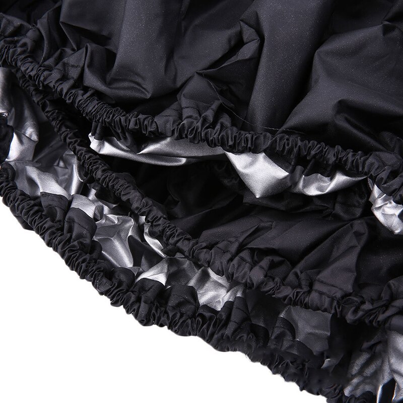 210D Oxford Cloth Waterproof Black Lawn Mower Cover Tractor Cover Durable Car Sun Protection Antifreeze Cover 6 Sizes