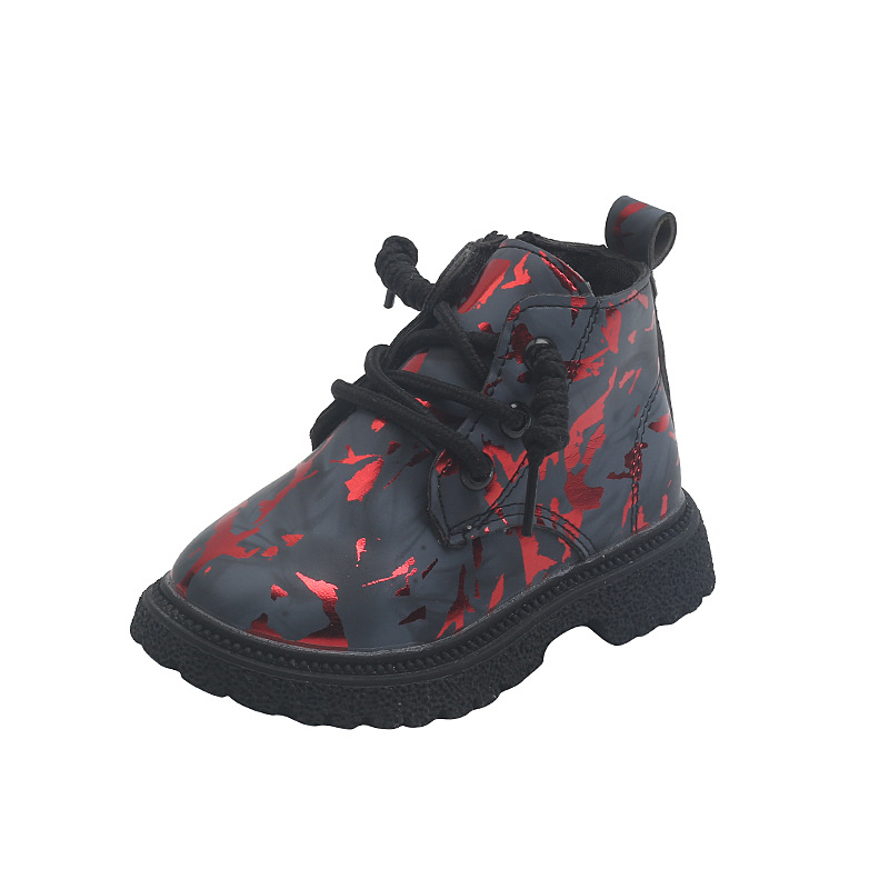 2022 outono e inverno novo all-match crianças sapatos martin botas irls' mid-cut botas curtas meninos e meninas único botas