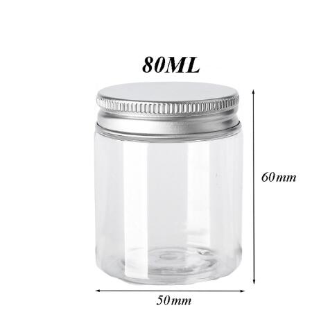 12 stuks 30/50/60/80/100/150ml lege, transparante plastic potjes voor cosmetica, crèmemonsters, make-up, voedselbewaarpotjes дорожный набор