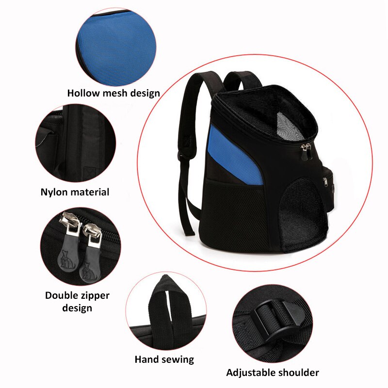 Mochila transpirable multifunción Para transportar gatos y perros, Mochila de viaje Para exteriores, Mochila Para Gato