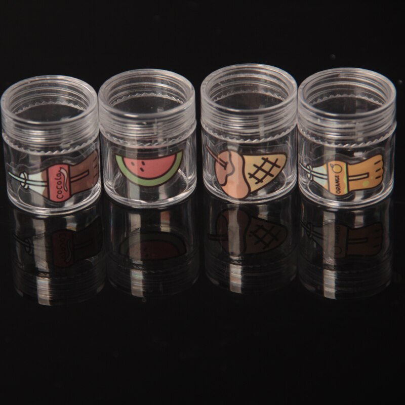 Clear Plastic Bead Storage Containers Set with 30 Pieces Transparent Bottles Storage Jars Diamond Painting Accessory Box