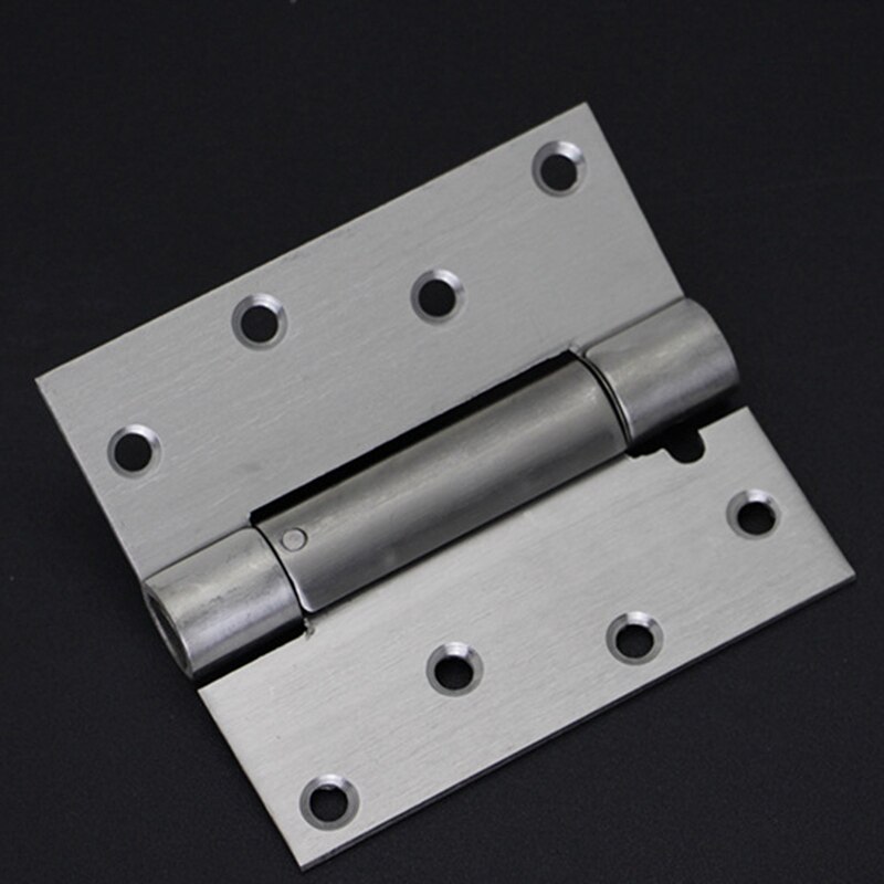 Zelfsluitende Deur Scharnier, 2 Pack 4 Inch Zware Vierkante Rvs Mortise Voorjaar Automatische Dichter Scharnier Hardware