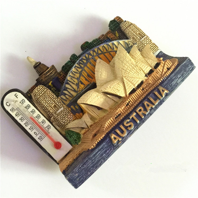 Handmade Painted Sydney Opera House, Australia Koala 3D Fridge Magnets Tourism Souvenirs Refrigerator Magnetic Stickers