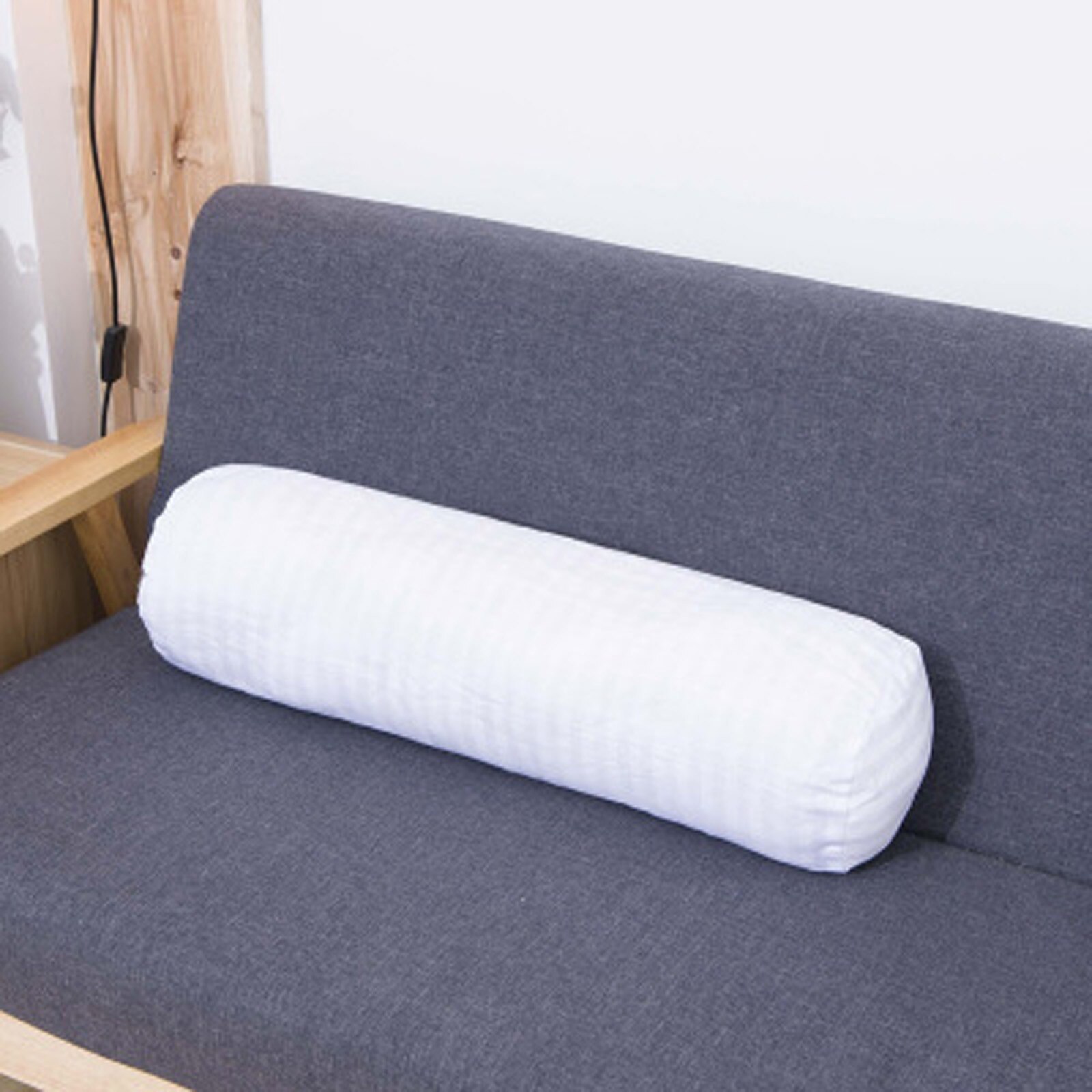 Coussin de tête de lit, Long oreiller câlin, coussin intérieur, noyau carré, remplissage, canapé