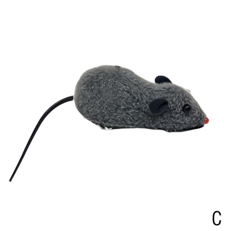 Jouet mécanique avec souris et poulet, 1 pièce, jouet à remonter, Animal de dessin animé, saut, marche, pour enfants et bébés, jouets amusants, couleur aléatoire: C