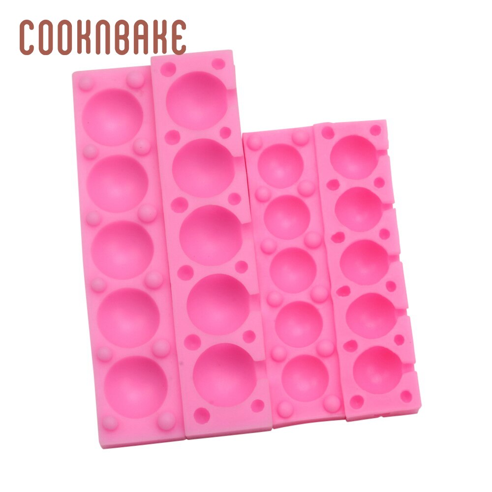 Cooknbake Siliconen Fondant Mal Voor Lollipop Planeet Lolly Vorm Chocolate Candy Cake Decoratie Tool Ronde Suiker Lolly Vorm