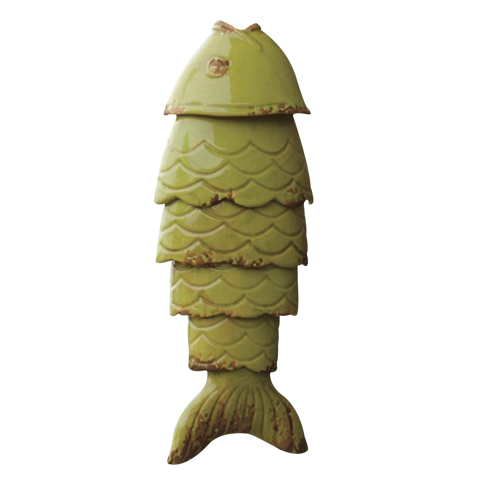 Carillón de viento de pez Koi de colores, carrillón de viento de resina para exteriores, colgante, de Navidad, decoración de jardín: YELLOW