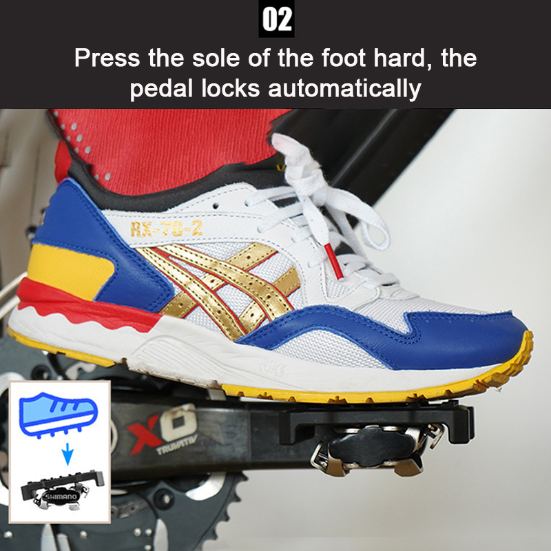 Convertidor de Pedal de bicicleta de montaña, convertidor de pedales automáticos a pedal plano, adaptador de Pedal de bicicleta de montaña para Shimano M520/M540/M8000/M9000