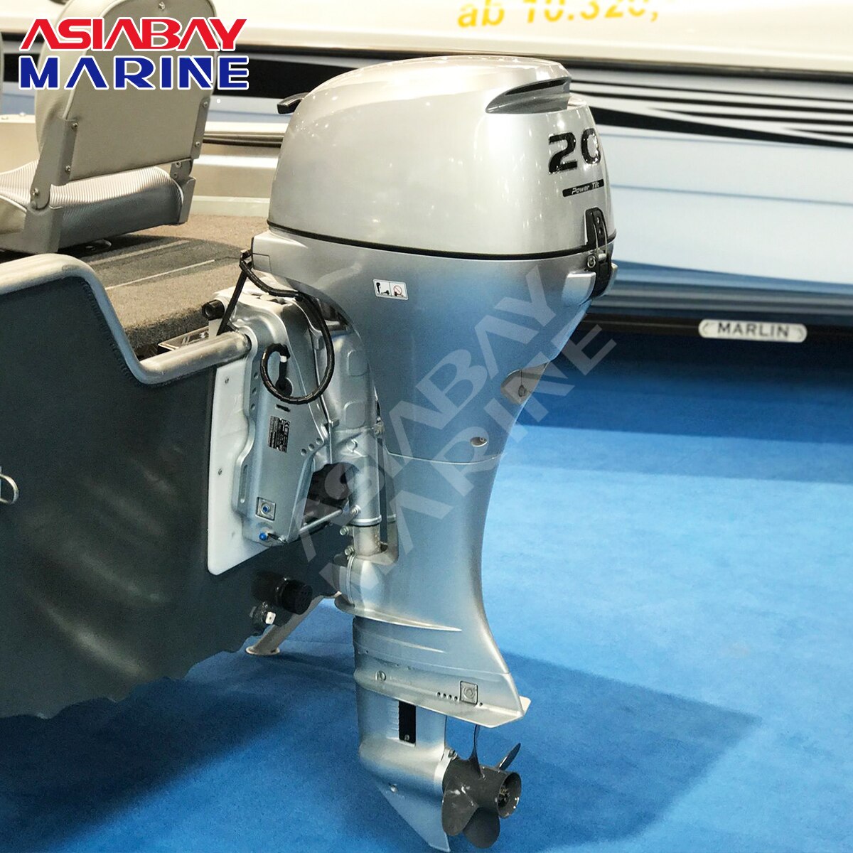 Outboard Propeller For Honda 8hp 9.9hp 10hp 15hp 20hp 9 1/4*10 Boat Motor 4 Blade Aluminum Screw 8 Spline Marine Engine Part