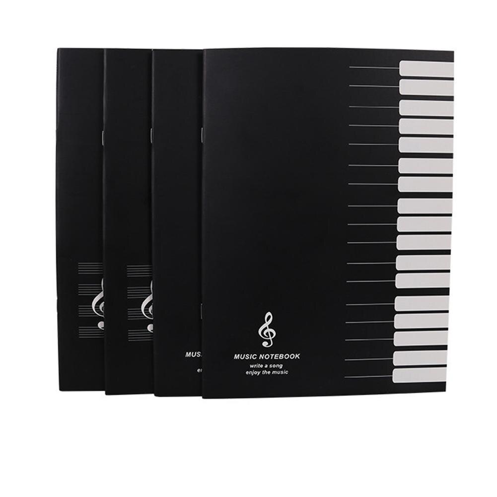 18 Sheets Music Practice Notebook Piano Violin Book Universal Five-line Notebook Music Books Random Pattern