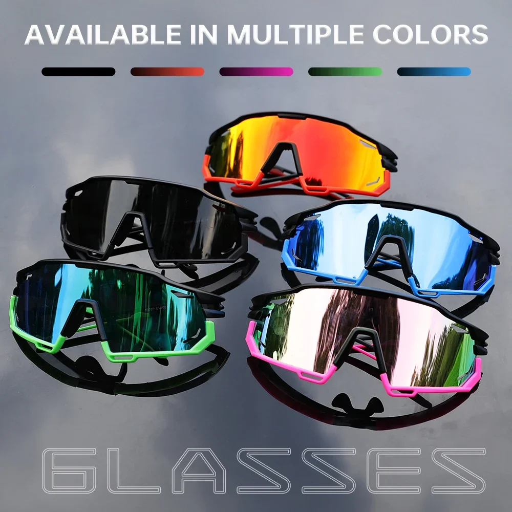 Gafas deportivas de ciclismo, gafas de ciclismo polarizadas para hombres y mujeres, gafas de sol UV400 para bicicleta de montaña MTB, gafas de carretera para bicicleta