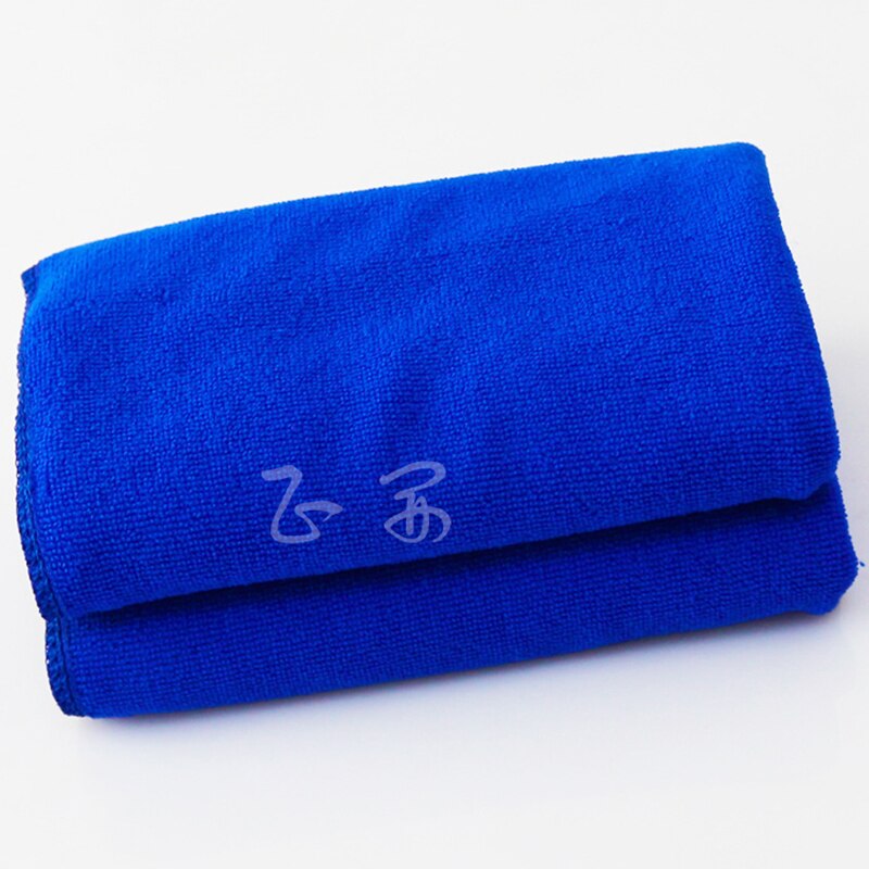 1 PC Microfiber Cleaning Cloth Auto Soft Cloth Washing Cloth Towel Duster 35*75cm Car Home Cleaning Micro Fiber Towels Dishcloth: Blue